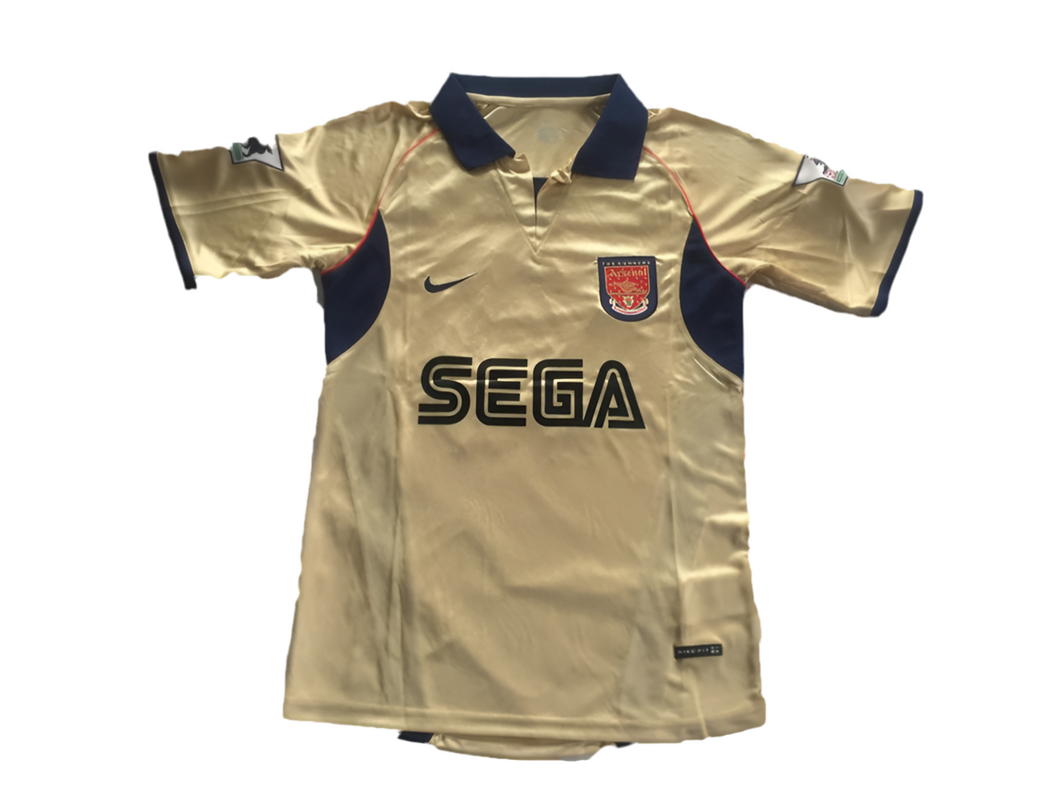 Camiseta Arsenal visitante 2001-02