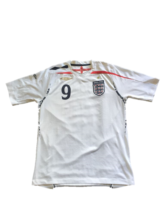 Camiseta Inglaterra 2007-09 9 Rooney XL